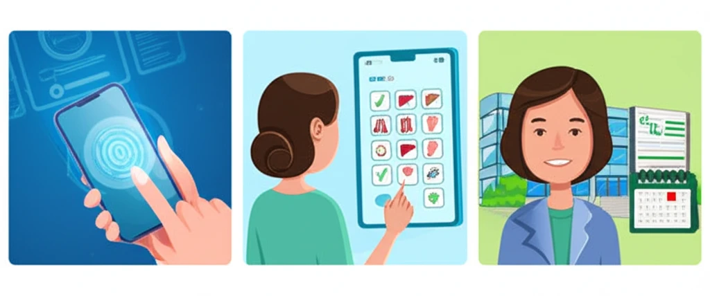 본론2 이미지 2: 건강검진 대상자 조회 메뉴