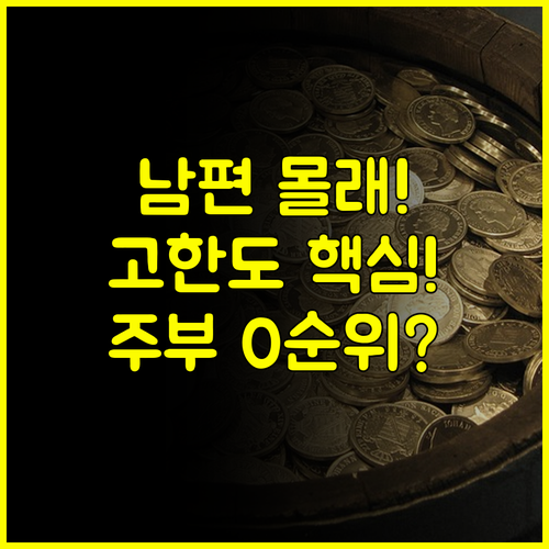 주부대출 가능한곳 배우자 동의 없이 고한도 상품 찾는 노하우
