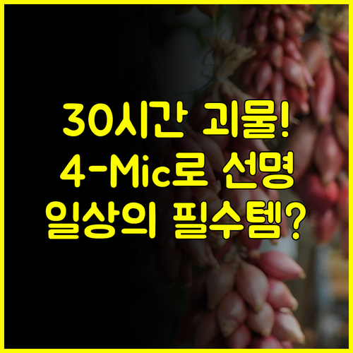 QCY T13X 하나면 충분! 4-Mic ENC, 30시간 충전 걱정 없는 일상