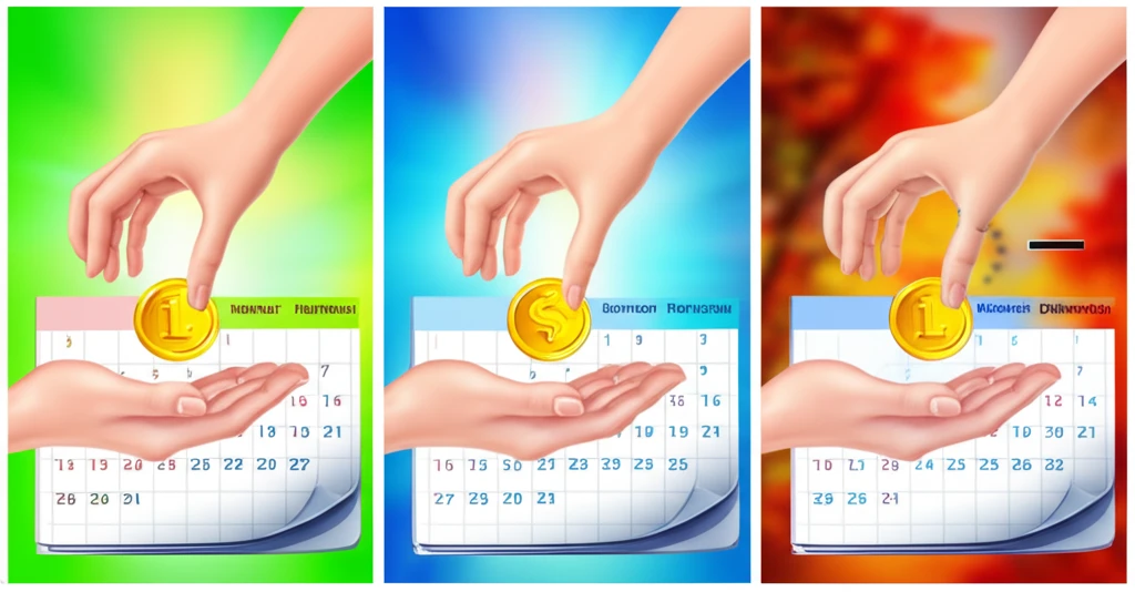 근로장려금 감액 규정 및 지급 주기 도표