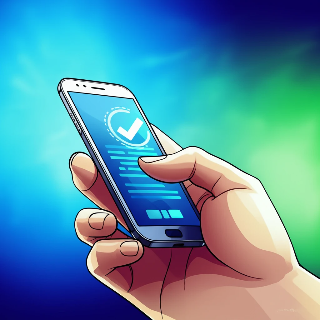 본론2 이미지 1: 1분 만에 신용 영향 없이 대출 예상 금리 및 한도를 조회하는 모바일 화면