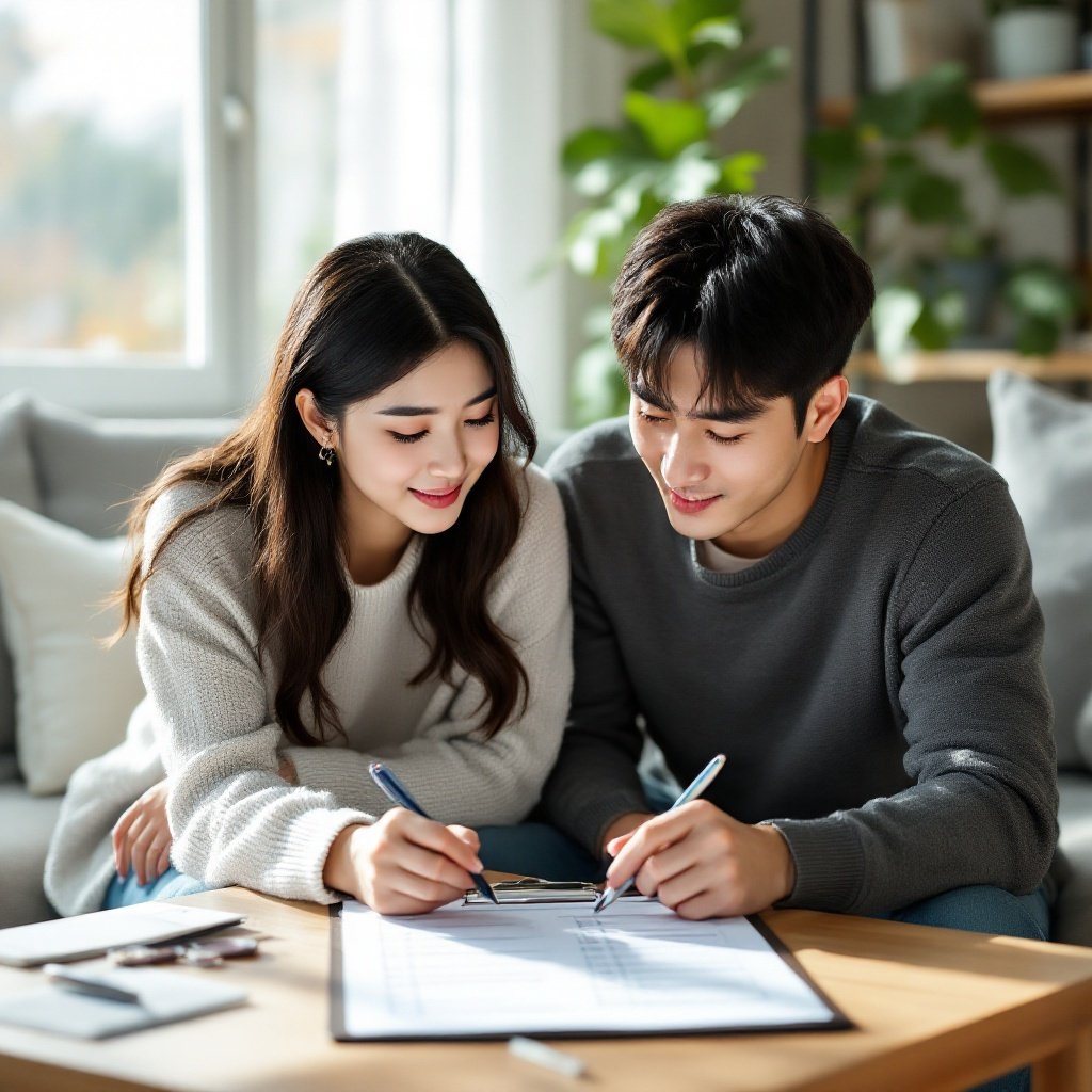 60대 암치료비보험 보장내용 확인 장면