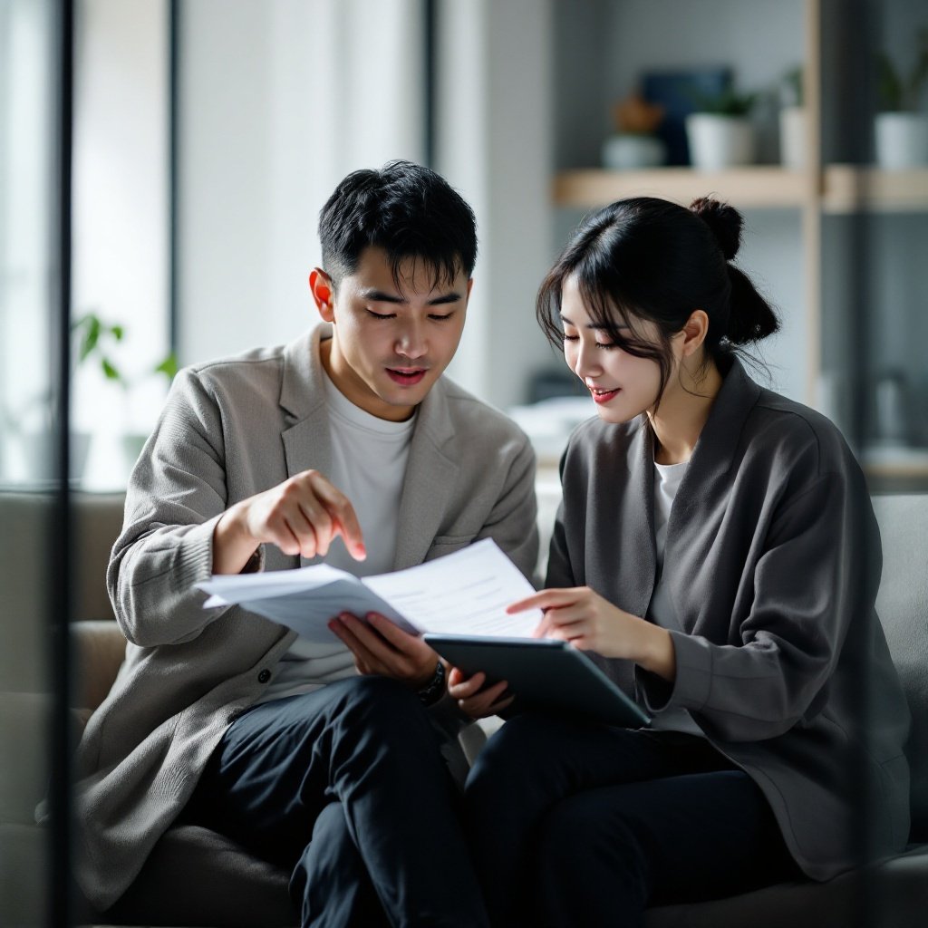 백내장 수술 보험금 가입 상담 장면