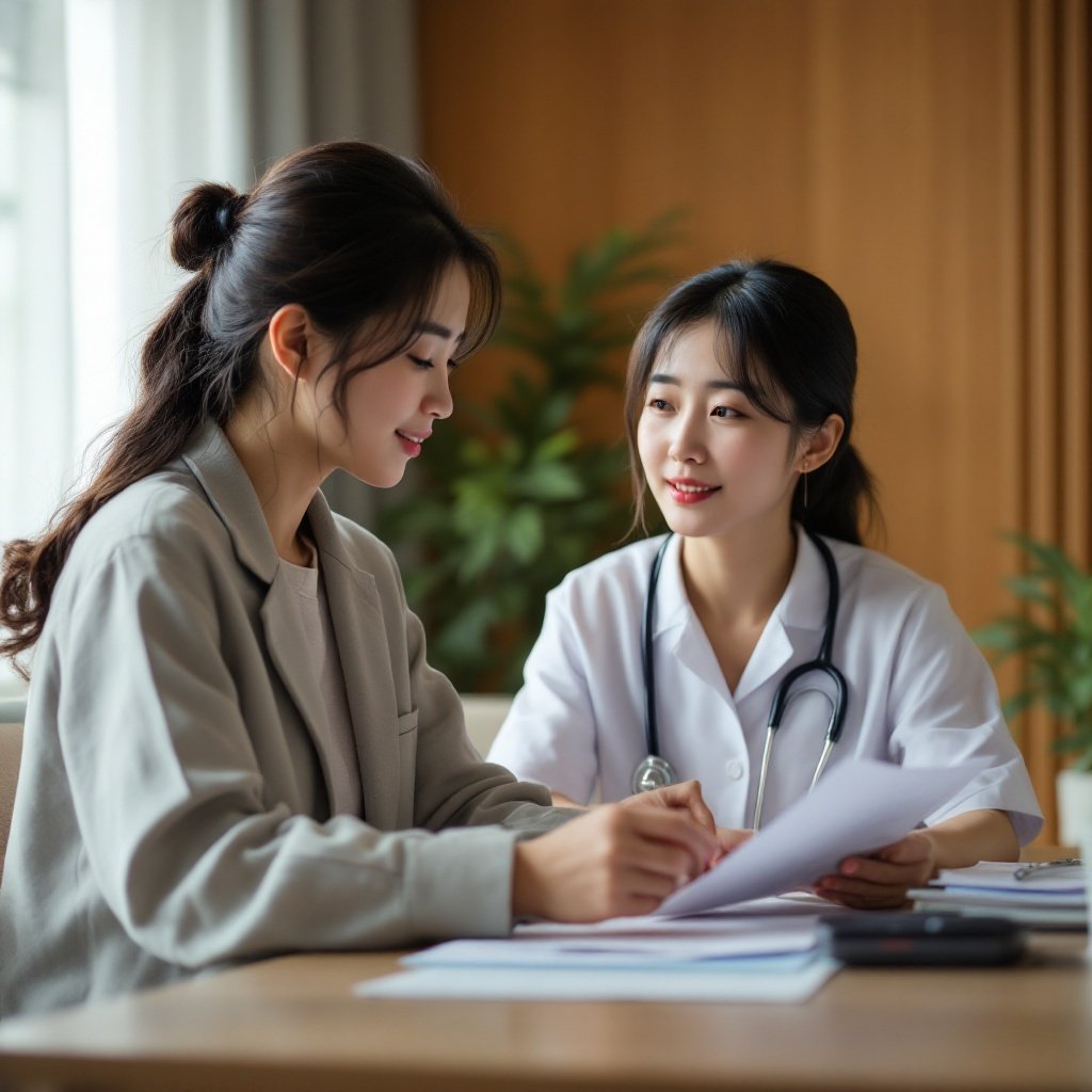 담석증 수술 보험금 청구 기준과 절차 가입 상담 장면