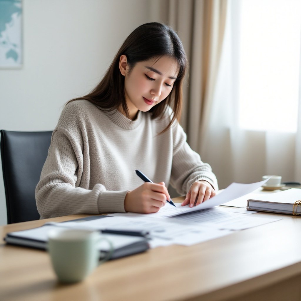 50대 암치료비보험 보장내용 확인 장면