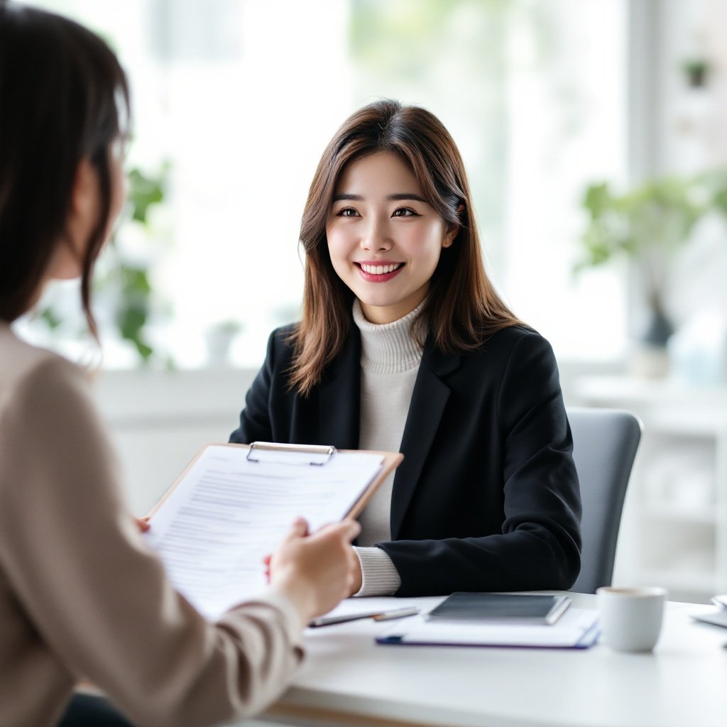 녹내장 보험금 지급 기준 가입 상담 장면