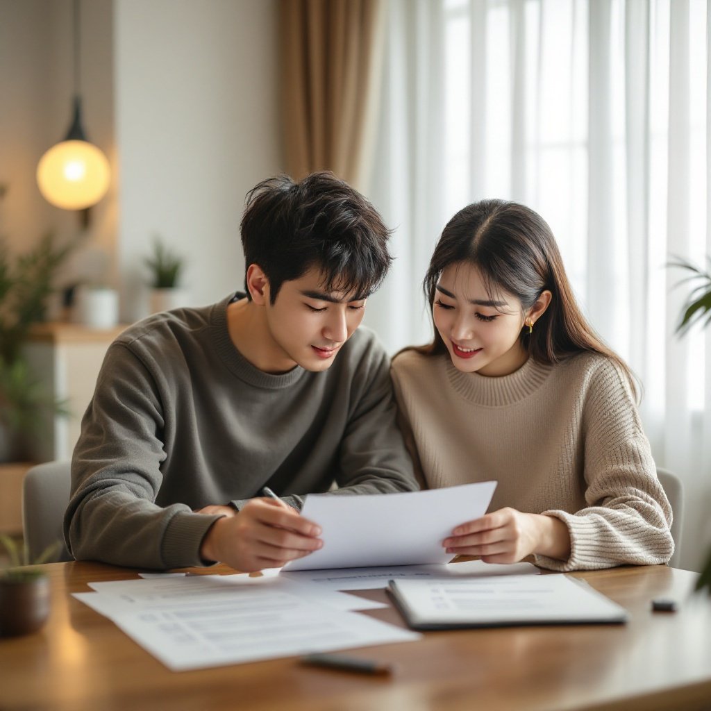 태아보험 30세만기와 100세만기 보장내용 확인 장면